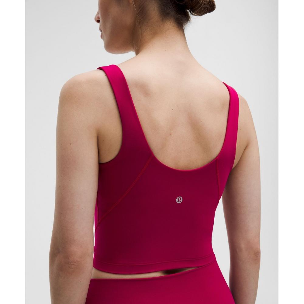 Lululemon Align  TAnk Top  Light Support  A B Cup Berry rumBle
