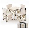 Feitule Outdoor Aluminum Folding Table & Chair Set