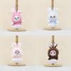 Rabbit Plush Cartoon Toys Keychain Stuffed Dolls Bag Decorations Gifts Kids