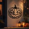Halloweenská dekorace na zeď s designem vyřezávaného dýně pro venkovní výzdobu domu