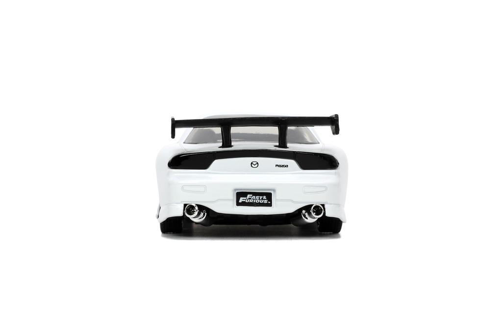 Jada TOYS Fast Furious 1993 MAZDA HKS Diecast Miniature Car White 1/32 & RX-7
