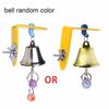 Hanging Parrot Bell Toys Acrylic/Metal Bird Chew Toy  for Parakeet Parrots