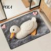 Cute Animal Pattern Bath Mat Mat, Quick Dry Super Absorbent Bathroom Rug, Non-slip for Wood Floors Diatomaceous Earth Rug Home Entrance Kitchen Decor