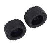 2PCS RC Rubber Tires 144018-3001 Remote Control Car Right Wheel Tire Replacement for WLtoys