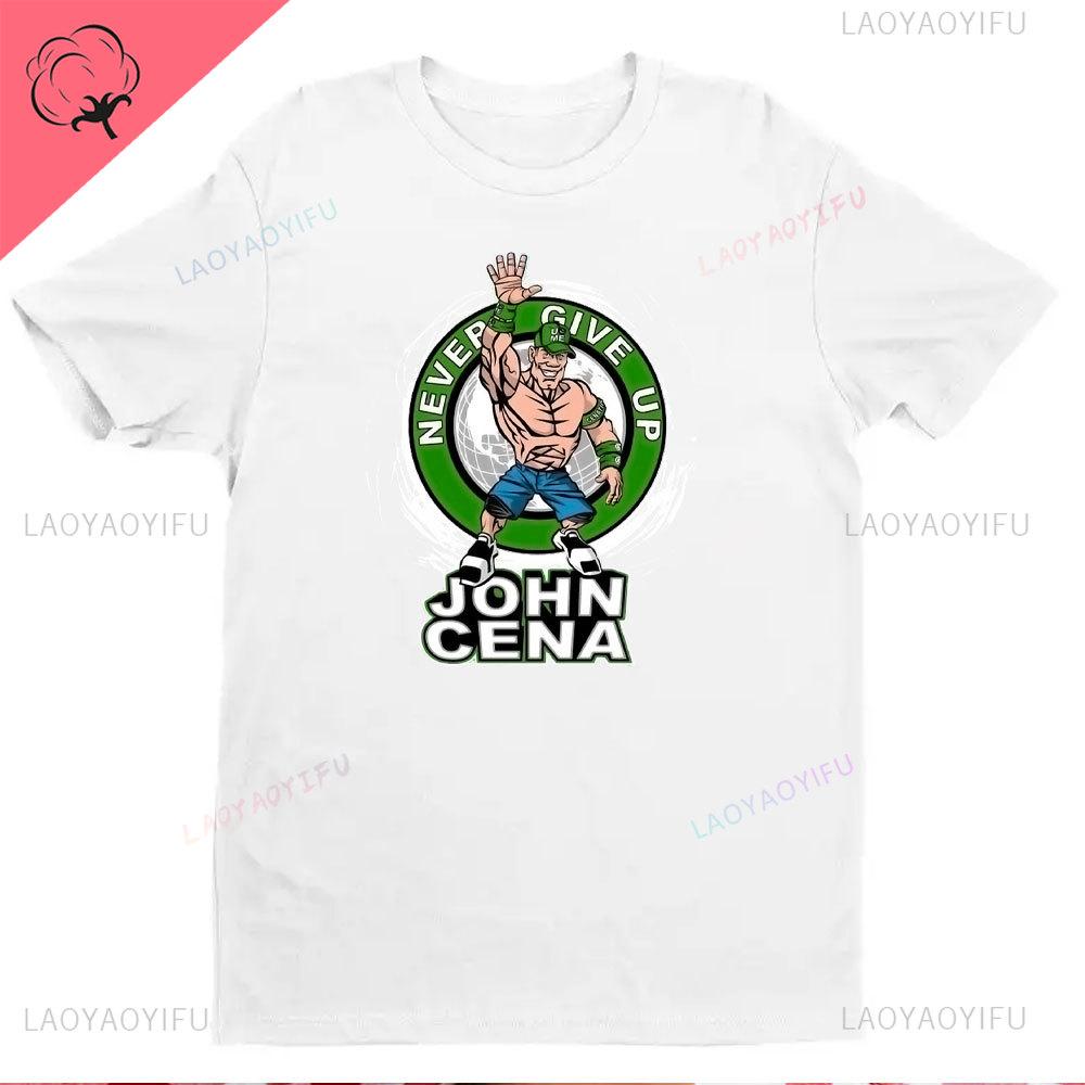 John Cena Wwe The Last Time Is Now Farewell Tour 2025 Shirt Essential T-Shirt Men Clothing High Quality Cotton Tops O-neck Tees