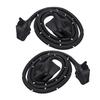 Car Door Weatherstrip Seal KG3030 Left and Right Rubber Door Seal Replacement for Chevy Camaro 1970 1981