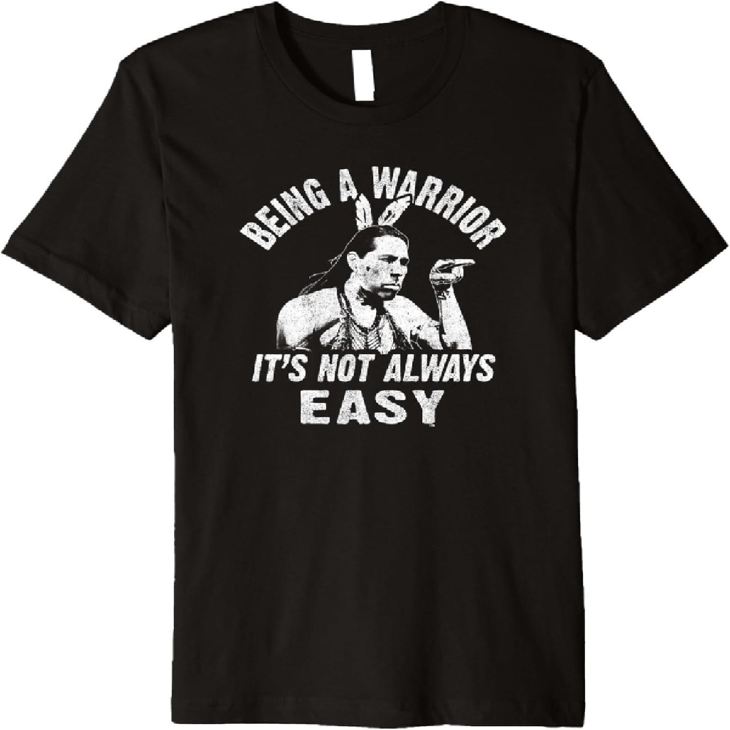 

Spirit Being a Warrior Not Easy Premium T-Shirt XXXXXL різнокольоровий