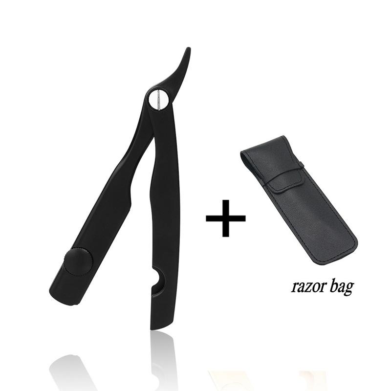 

Новая мужская парикмахерская бритва для стрижки прямых волос, бритья, удаления волос, из цинкового сплава, складная бритва для волос подмышек, инструмент для удаления волос