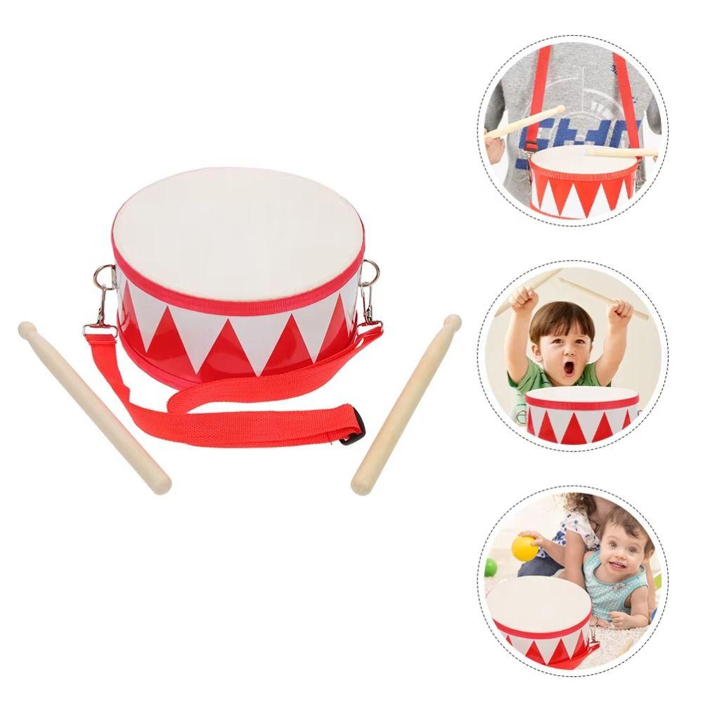 Percussion Instrument Instrument Hand Drum Toys Montessori Wood Kids Drum Toys  Children Baby