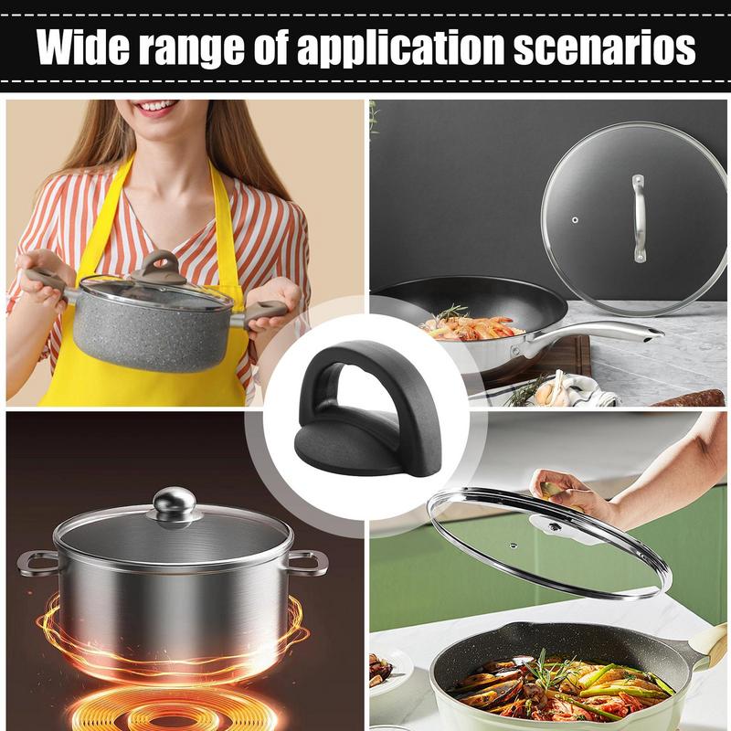 Lid Handle Household Utensils for Kitchen Fold Universal Pan Knobs Pot Pp Scald Proof Small Replaceable Handles Accessories