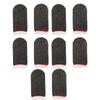 10 Stück Fingerlinge für Gaming Nylon Atmungsaktiv Schweißhemmend Touchscreen Daumenling Gaming Handschuhe für Handyspiel