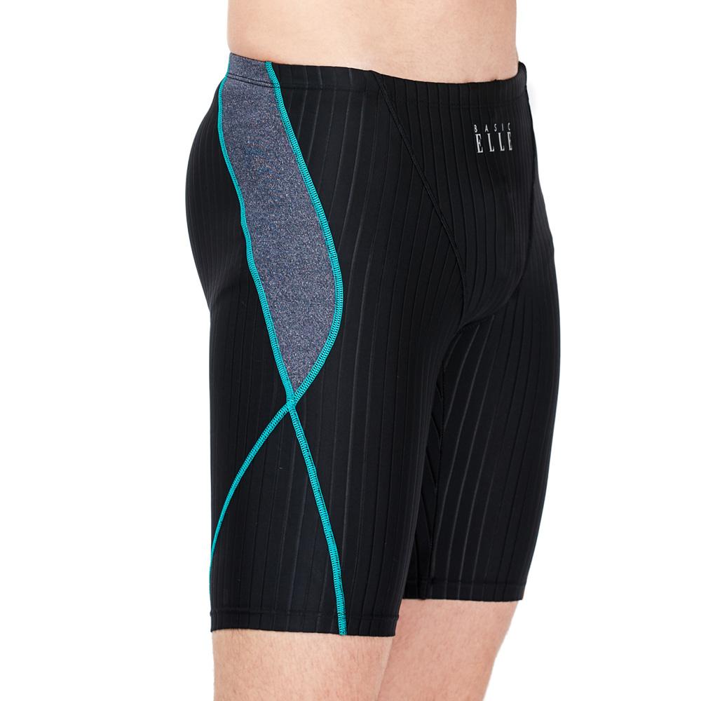 Beijigelleu Men'S 4-Piece Asymmetrical Knee-Length Square Indoor Swimsuit Bez-W414K