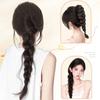 Synthetic Wig Braid Female Catch Clip Ponytail Lazy Temperament Braided Hair Long Braid Low Braided Fake Ponytail