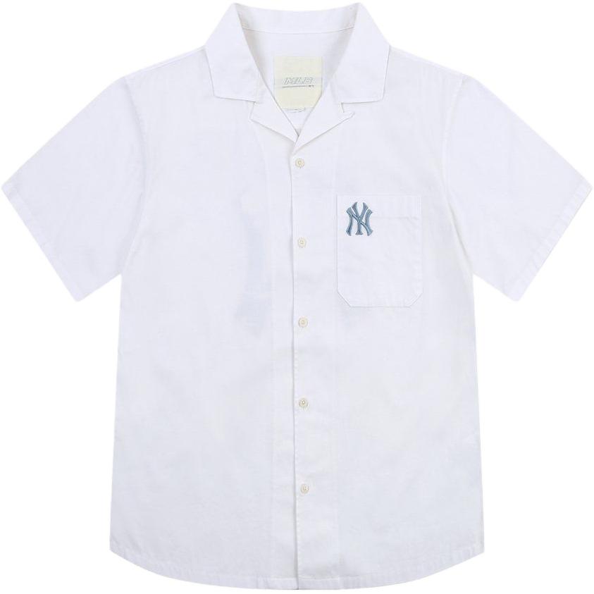 New MLB New York Yankees Shirt Unisex White 31WSH1131-50W