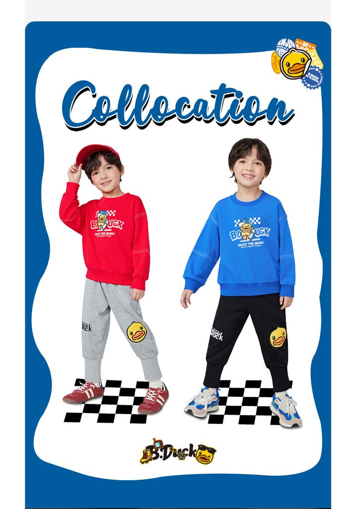 B.DUCK Little Yellow Duck Children's Versatile Knitted Pants - Spring 2025 Collection