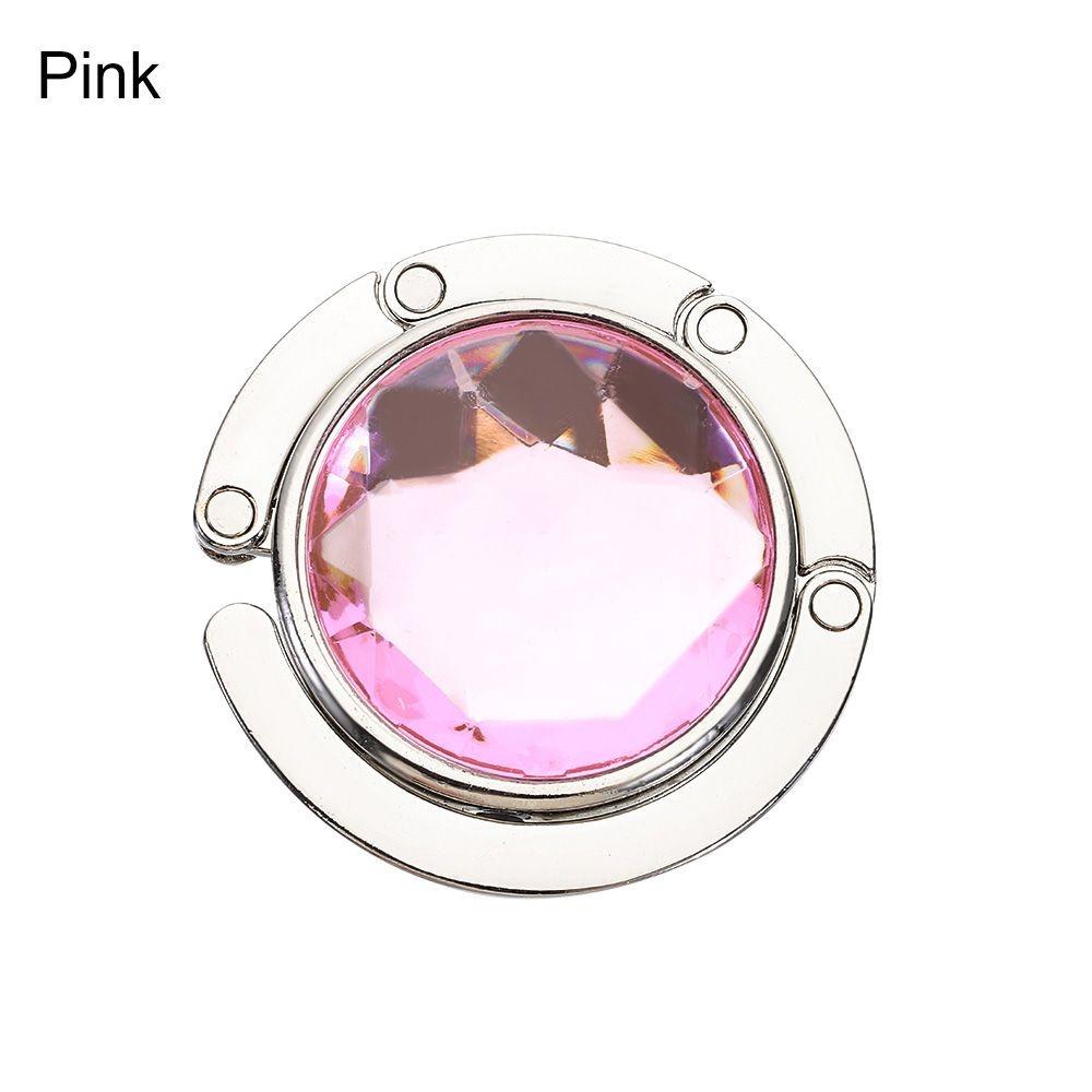 Portable Metal Handbag Hanger Space Saving Folding Foldable Bag Hook Organizer Multi-Functional Desktop Bag Hook For Desk