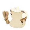 10pcs Cat Wood DIY Crafts Cutouts Wooden Cat Shaped Hanging Ornaments Wood Tags for Pets Themed Birthday Christmas Party Decor