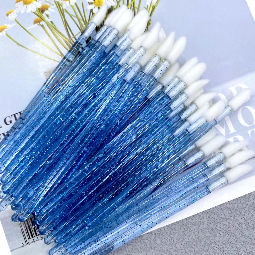 Wholesale 50/1000 PCS Disposable Lip Brush Women Accessories Lipstick Gloss Wands Applicator Make Up Tool Hotting
