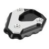 Motorcycle Kickstand Enlarger Aluminium Alloy Side Stand Extension Plate Pad Replacement for CB500X 2019+(Black )