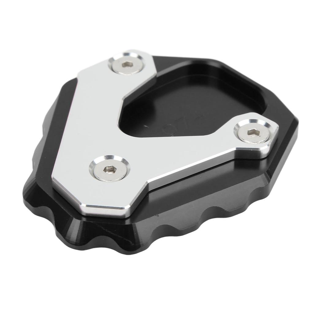 Motorcycle Kickstand Enlarger Aluminium Alloy Side Stand Extension Plate Pad Replacement for CB500X 2019+(Black )