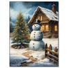 Snowman Diamond Painting Winter Snow Scenery Diamond Mosaic Embroidery Full Square/Round 2024 New Series DIY Home