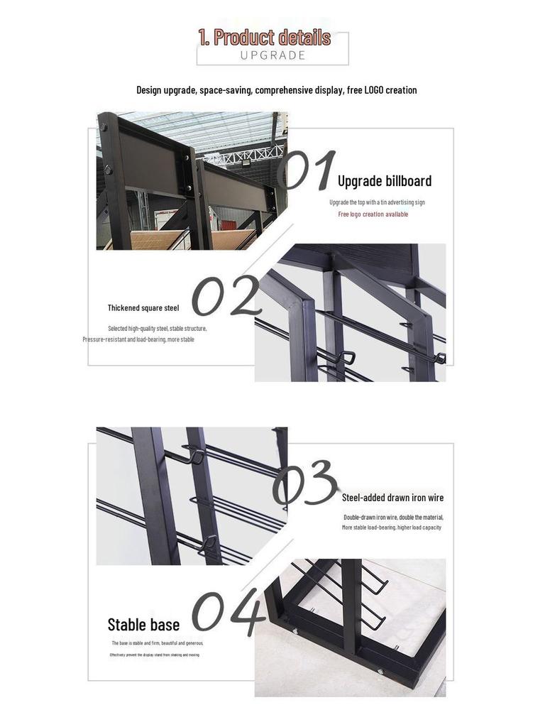 Aluminum Buckle Plate Display Rack for Tiles, Cabinet Doors, Stone Samples, Ceiling Panels, and Wood Flooring