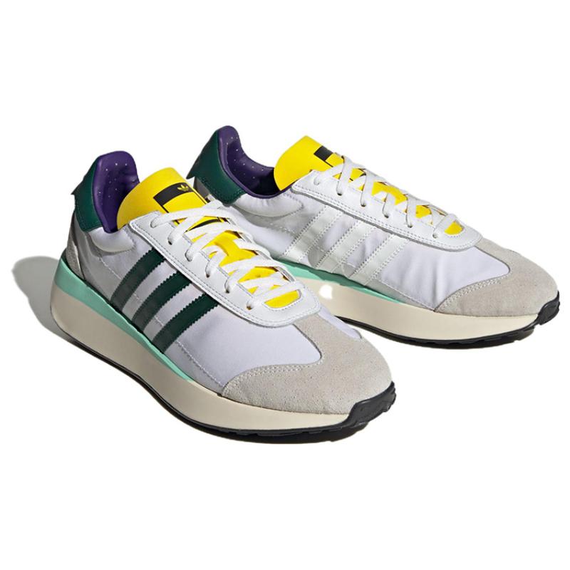 Adidas Country Xlg 'White Collegiate Green Yellow' Women's Sneakers IF8118
