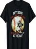 My Son Will Be Waiting On You At Home Baseball Catcher T-Shirt