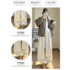 White Gray Velvet Sweatpants Women's Pants Autumn and Winter New Casual and Thin Leggings Sweatpants Loose Small Wide-leg Pants