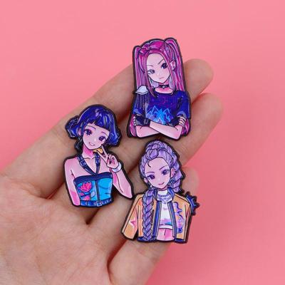 Mystic Witch Hunter Enamel Pin Fantasy Girl Team Brooches Bag Clothes Lapel Badge Woman Men Jewelry Gift