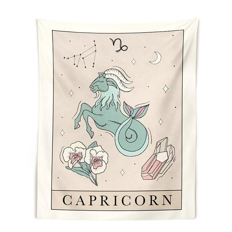 

Гороскоп Таро Таро Гобелен Настенная Подвеска Астрология Солнце Луна Декор стены Богемская ведьма Декоративный гобелен