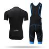 XINTOWN Mens Short Sleeve Cycling Bib Shorts Set Breathable Wear