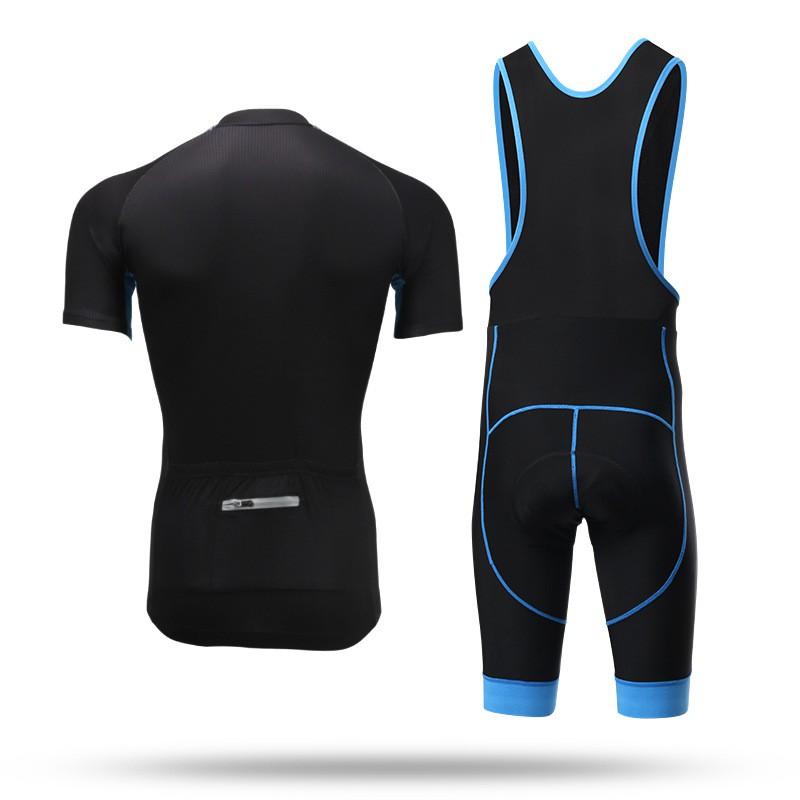 XINTOWN Mens Short Sleeve Cycling Bib Shorts Set Breathable Wear