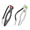 Fishing Pliers with Coiled Strap Portable Fish Mouth Grabber Fish Grippers Replacement Clamps Fish Holder Grippers Tool