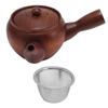 Wooden Tea Pot Traditional Style Durable Tea Kettle Exquisite Whistle Tea Kettle for Home Restaurant Office
