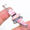 Rhodochrosite Gemstone Handmade 925 Sterling Silver Jewelry Pendant 2.21" SU-8725