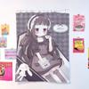 Popular Cute Anime Girl Galgame Print Tapestry Wall Art Aesthetic Room Decoration