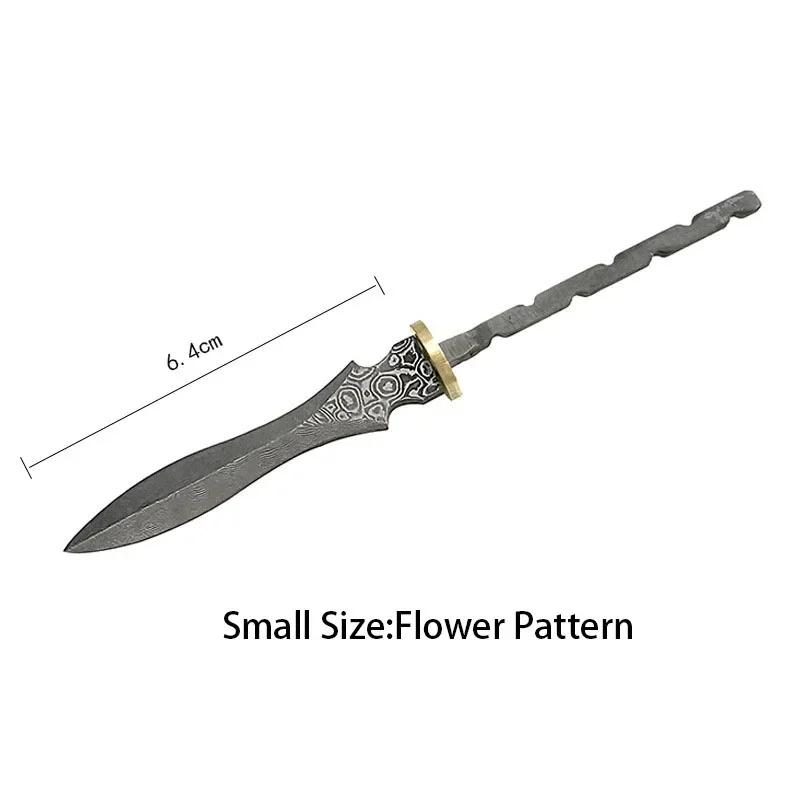 

Дропшиппинг Заготовка ножа для чая из настоящей дамасской стали Иглы для чая Пуэр DIY Материалы Бытовые аксессуары для самодельного ножа белый