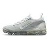 Nike Air VaporMax 2021 Flyknit Weiß Pure Platinum Damen Sneaker Metallic-Silber DC4112-100