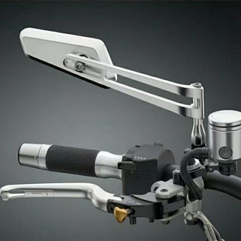 

Подходит для Kawasaki Vulcan S Small Vulcan 650 Moon 500 Retro Зеркало заднего вида Модификация мотоцикла Отражатель Silver