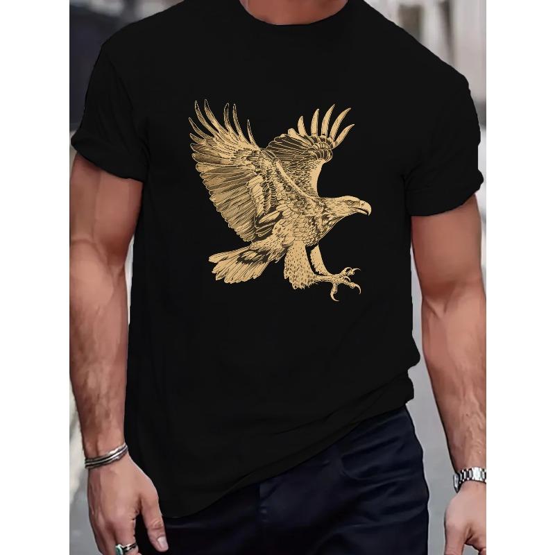 Europäische Größen Herren Freizeit T-Shirt mit geometrischem Print - Atmungsaktiv, Rundhalsausschnitt, Kurzarm - Perfekt für den Sommer & Outdoor-Aktivitäten