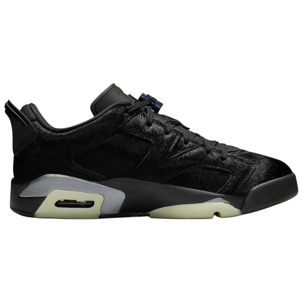 Jordan Air Jordan 6 Low top Vintage Basketball Shoes Women's Black IO9786-001