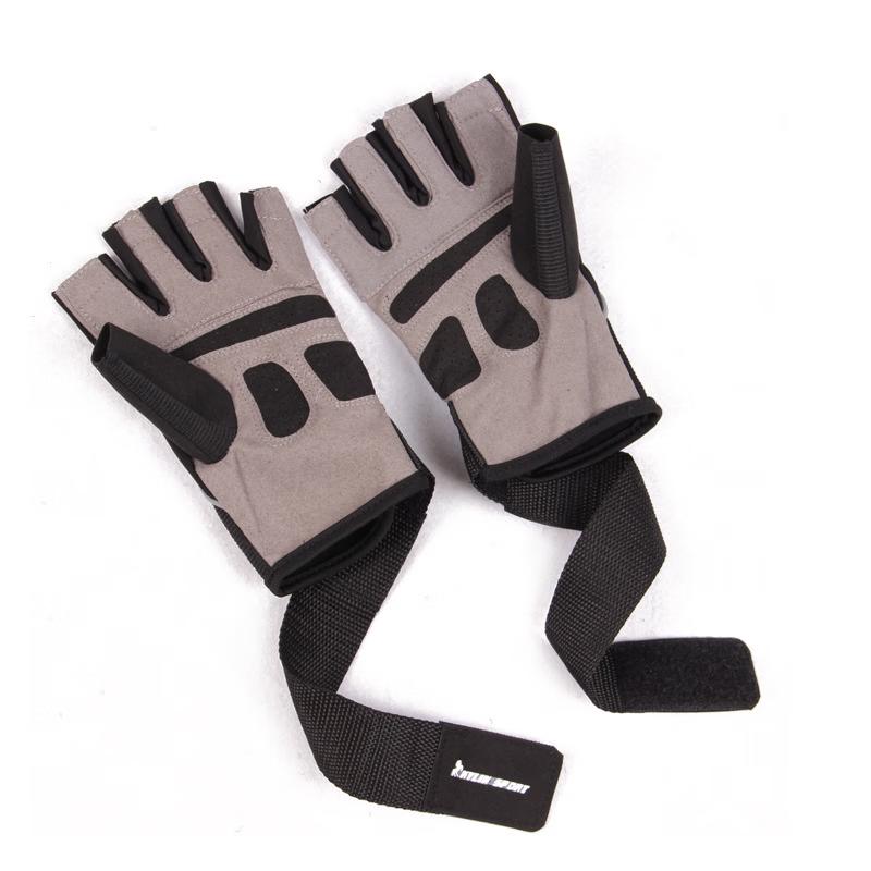 

Qijun Half-Finger Fitness Gloves with Extended Wrist Support