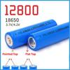3.7V High Capacity 18650 12800mWh Lithium Battery for Flashlight PowerBank Fan
