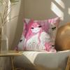12Chocolanekoparaanime Pillow Case Pillowcase, Double-Sided Printed, Sofa Cushion, Bedroom Headboard