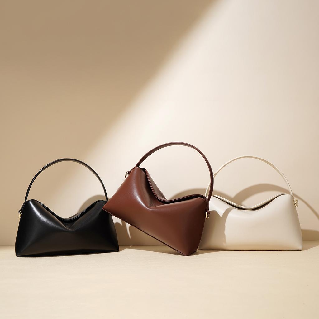Neue Ledertasche, High-End Nischendesign, Tragbare Schulter-Umhängetasche für Damen