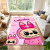 Labubu Carpet Suitable for Playrooms Living Rooms Hallway Study Room Antislip Carpet Decorate Offices Birthday/Christmas Gift