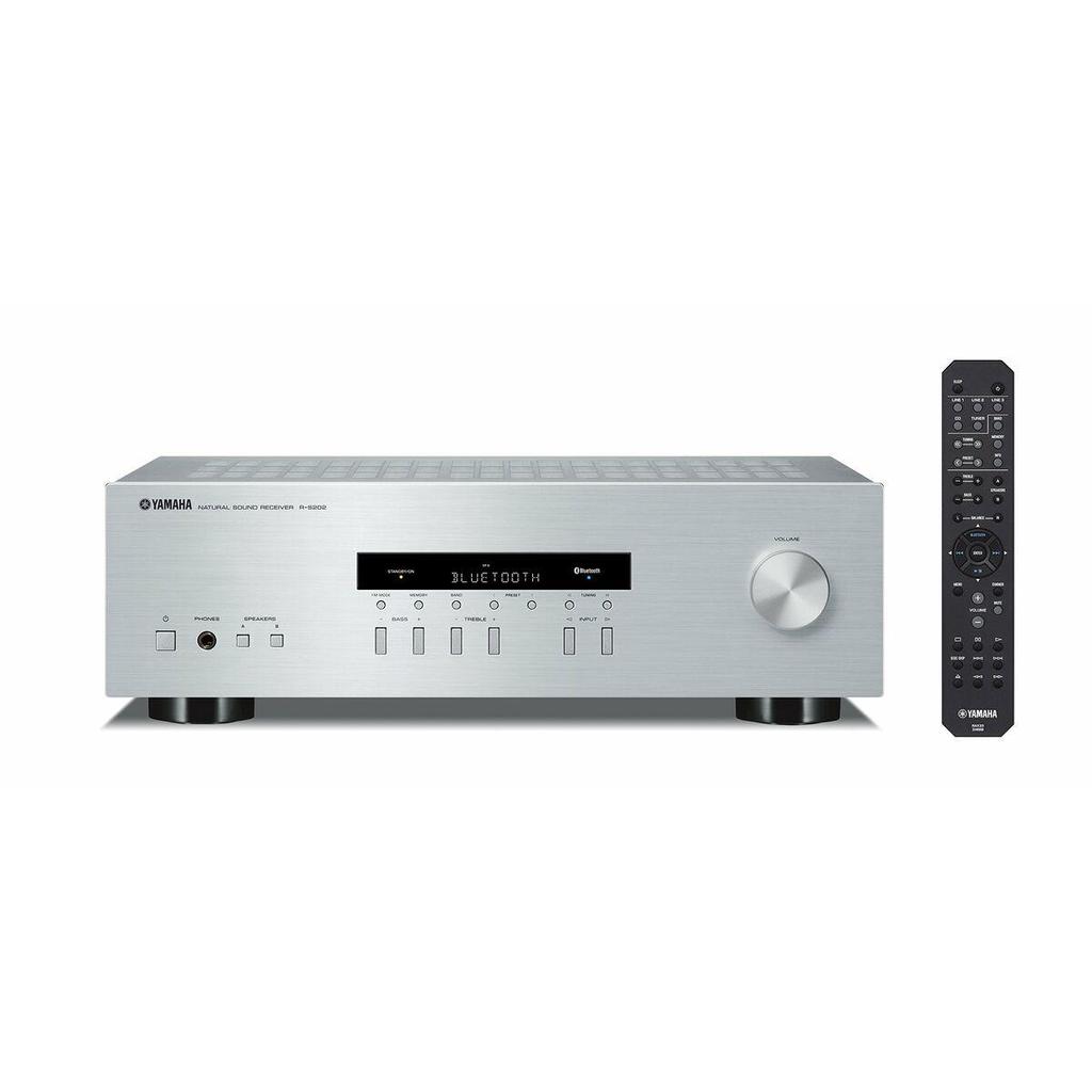 Yamaha R-S202D stereo receiver 100W per channel Silver