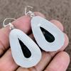 Moss Agate Gemstone Handmade 925 Sterling Silver Jewelry Earring 2.29" KKG-689