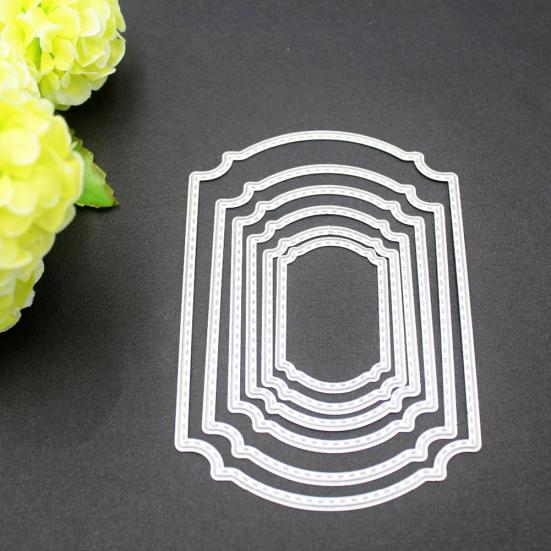 Rám na štítky, kovové vyřezávací šablony, DIY šablona na scrapbooking, papírové karty, album, výrobu